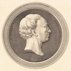 Reliefmedaillon met portret van Bonnet
