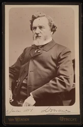 Portret van Franciscus Cornelius Donders 1818-1889, 1 juli 1884