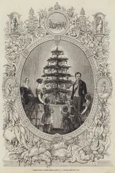 Kerstboom in Windsor Castle