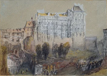 Paleis in Blois, ca. 1830