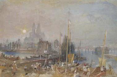 Het Kanaal van de Loire en Cher, nabij Tours
