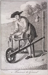 Messen om te slijpen, Kreten van Londen, ca. 1750