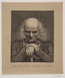 Een honderdjarige oude man