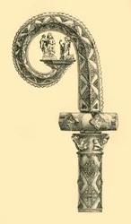 Pastorale staf, vroeg-midden 19e eeuw, 1881
