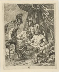 Achilles geneest Telephos