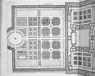 Tuinen in Charleval, uit 