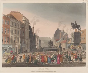 Schandpaal, Charing Cross, 1 april 1809