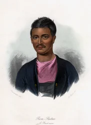 Ram Ruttun. Een Brahmaan, ca. 1840
