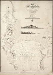 Kaart van de Kaap de Goede Hoop
