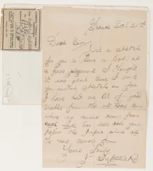 Brief aan de redacteur van de Liverpool Weekly Courier, 21 oktober 1917