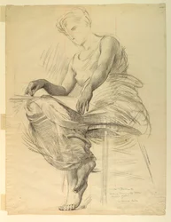 De Morsecode, Studie voor Fabrieken en Vrije Kunsten Gebouw, Wereldtentoonstelling, Chicago, IL