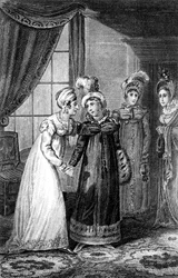 Het laatste gesprek tussen Hare Majesteit en Prinses Charlotte, 1820