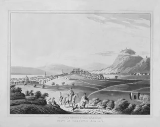 Stad van Korinthe. Handelingen. 18.1, 1830