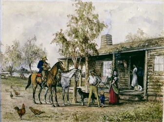 De heimwee pioniersvrouw