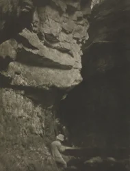 Camera Work: Man schetsend, 1910