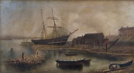 Huntleys Reparatiewerkplaats, ca. 1888