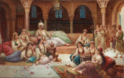 In een harem