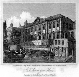 Fishmongers Hall, City of London, 1817