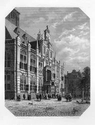 Het stadhuis van Delft, Nederland