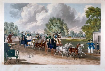 De Four-in-Hand Club, Hyde Park, Londen, 1838
