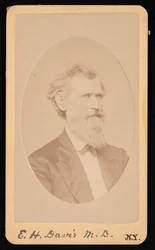 Portret van Edwin Hamilton Davis 1811-1888, voor 1888