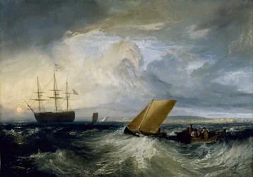 Sheerness gezien vanaf de Nore