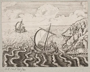 Illustratie voor Adam Olearius, "Persianischer Rosenthal von einem Sinnreichen Poeten Schich Saadi [...]", Schleswig 1660