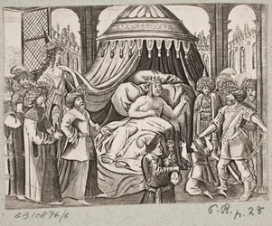 Illustratie bij Adam Olearius, “Persianischer Rosenthal von einem Sinnreichen Poeten Schich Saadi [...]”, Schleswig 1660