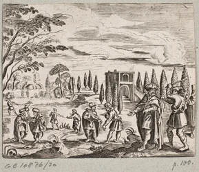 Illustratie bij Adam Olearius, 