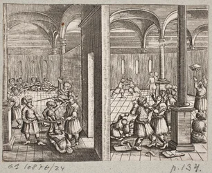 Illustratie bij Adam Olearius, "Persianischer Rosenthal von einem Sinnreichen Poeten Schich Saadi", Schleswig 1660