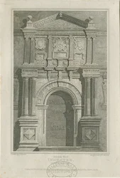 Ingestre Hall - Deur: gravure