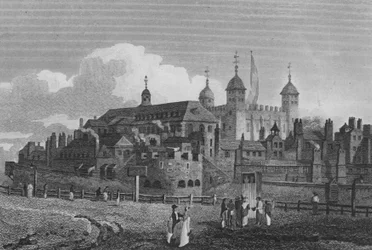 De Tower van Londen, vanaf de Heuvel