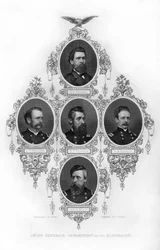 Union generaals van het Departement van de Mississippi, Amerikaanse Burgeroorlog, 1862-1867
