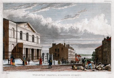 Wesleyan Chapel, Stanhope Street, Londen, 1830
