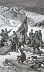 De redding, 23 juni 1884, uitgegeven Londen 1886