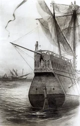 Het beslissende moment op de avond van 11 oktober 1492, uit 