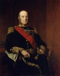 Portret van admiraal Arthur Hood