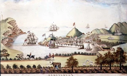 Uitzicht op Ilfracombe, Devon