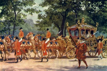 De kroningskoets, kroningsprocessie van koning Edward VII