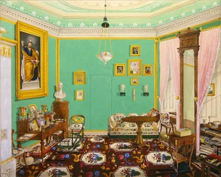 Verzamelaarskast in het Schloss Ballenstedt, Saksen-Anhalt