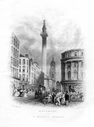 Monument en kerk van St Magnus de Martelaar, Londen