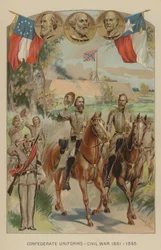 Geconfedereerde uniformen van de Amerikaanse Burgeroorlog, 1861-1865