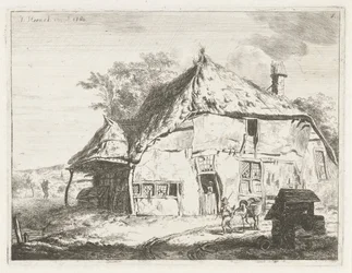 Boerderij bij een waterput