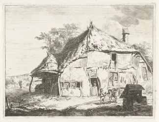 Boerderij bij een waterput