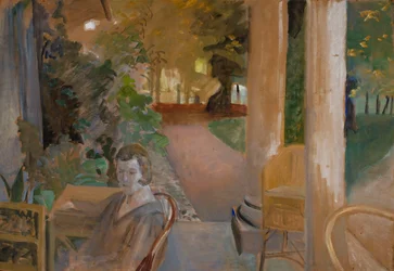 Op de veranda