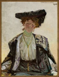 Portret van de actrice Helena Sulima