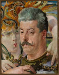 Portret van Tadeusz Błotnicki met een kwal