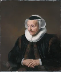 Portret van een oude vrouw
