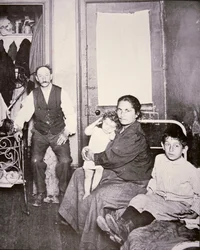 Immigrantenfamilie, Lower East Side, New York City, ca.1910