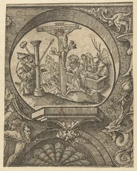 De kruisiging en de graflegging van Christus